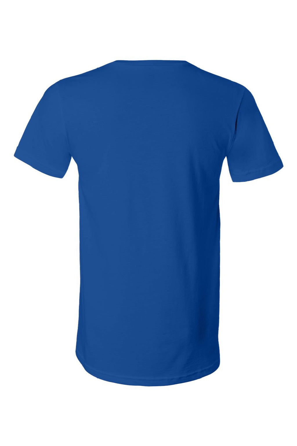 Bella + Canvas BC3005/3005 Mens Jersey Short Sleeve V-Neck T-Shirt True Royal Blue Flat Back