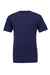 Bella + Canvas BC3413/3413C/3413 Mens Short Sleeve Crewneck T-Shirt Navy Blue Flat Front