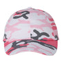 Valucap Mens Adult Bio-Washed Classic Adjustable Dad Hat - Pink Camo - NEW