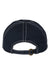 Valucap Hats VC300A Mens Adult Bio-Washed Classic Adjustable Dad Hat Navy Blue/Stone Stitch Flat Back