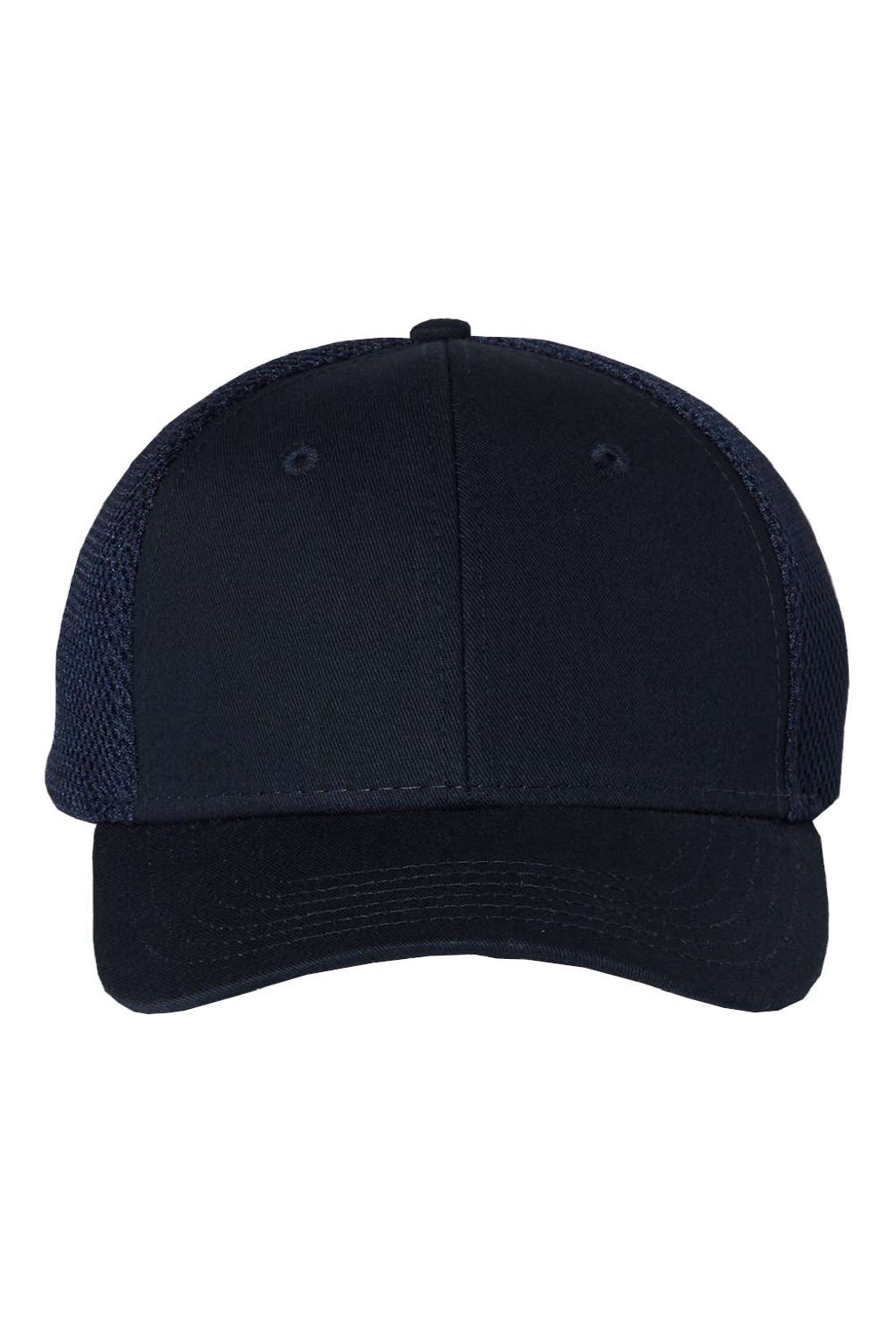 Valucap Hats 3200 Mens Spacer Mesh Back Adjustable Hat Navy Blue Flat Front