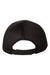 Valucap Hats 3200 Mens Spacer Mesh Back Adjustable Hat Black Flat Back