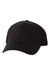 Valucap Hats 3200 Mens Spacer Mesh Back Adjustable Hat Black Flat Front