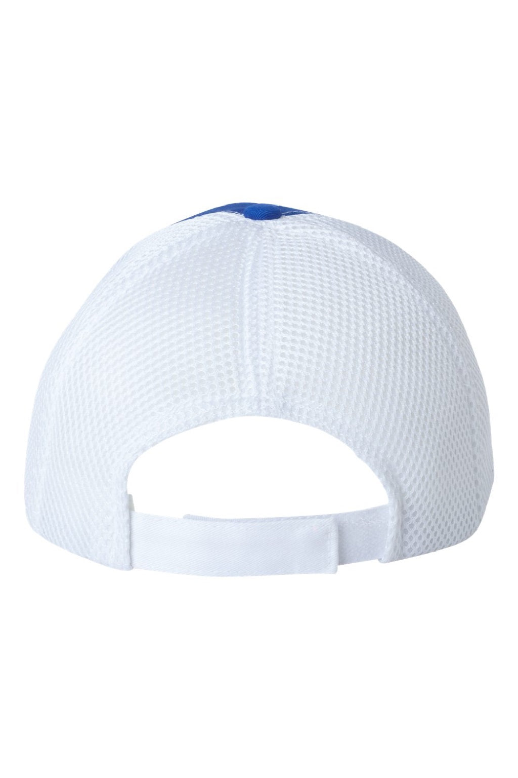 Valucap Hats 3200 Mens Spacer Mesh Back Adjustable Hat Royal Blue/White Flat Back