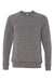 Bella + Canvas BC3901/3901 Mens Sponge Fleece Crewneck Sweatshirt Grey Flat Front