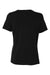 Bella + Canvas BC6400/B6400/6400 Womens Relaxed Jersey Short Sleeve Crewneck T-Shirt Black Flat Back