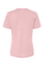 Bella + Canvas BC6400/B6400/6400 Womens Relaxed Jersey Short Sleeve Crewneck T-Shirt Pink Flat Back