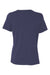 Bella + Canvas BC6400/6400 Womens Relaxed Jersey Short Sleeve Crewneck T-Shirt Navy Blue Flat Back