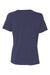 Bella + Canvas BC6400/B6400/6400 Womens Relaxed Jersey Short Sleeve Crewneck T-Shirt Navy Blue Flat Back
