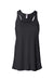 Bella + Canvas BC8800/8800 Womens Flowy Tank Top Black Flat Front