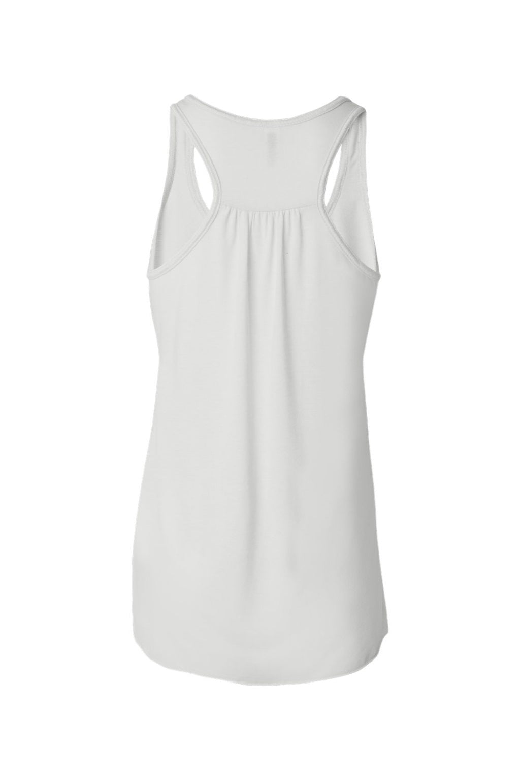 Bella + Canvas BC8800/8800 Womens Flowy Tank Top White Flat Back