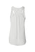 Bella + Canvas BC8800/8800 Womens Flowy Tank Top White Flat Back