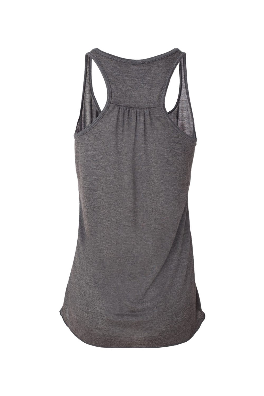 Bella + Canvas BC8800/8800 Womens Flowy Tank Top Heather Dark Grey Flat Back