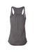 Bella + Canvas BC8800/8800 Womens Flowy Tank Top Heather Dark Grey Flat Back