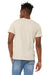 Bella + Canvas BC3301/3301C/3301 Mens Jersey Short Sleeve Crewneck T-Shirt Heather Dust Model Back