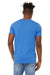 Bella + Canvas BC3301/3301C/3301 Mens Jersey Short Sleeve Crewneck T-Shirt Heather Columbia Blue Model Back