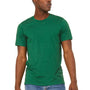 Bella + Canvas Mens Jersey Short Sleeve Crewneck T-Shirt - Heather Grass Green