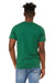 Bella + Canvas BC3301/3301 Mens Jersey Short Sleeve Crewneck T-Shirt Heather Grass Green Model Back