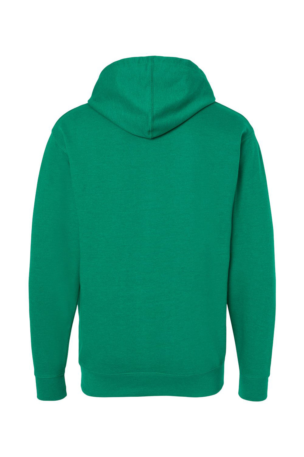 Independent Trading Co. SS4500 Mens Hooded Sweatshirt Hoodie Heather Kelly Green Flat Back