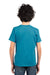 Next Level 3310 Youth Fine Jersey Short Sleeve Crewneck T-Shirt Turquoise Blue Model Back