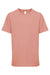Next Level 3310 Youth Fine Jersey Short Sleeve Crewneck T-Shirt Desert Pink Flat Front