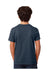 Next Level 3312 Youth CVC Jersey Short Sleeve Crewneck T-Shirt Midnight Navy Blue Model Back