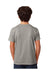 Next Level 3312 Youth CVC Jersey Short Sleeve Crewneck T-Shirt Heather Dark Grey Model Back