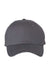 Valucap Hats 6440 Mens Econ Adjustable Hat Charcoal Grey Flat Front