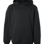 Badger Youth Performance Moisture Wicking Fleece Hooded Sweatshirt Hoodie - Black - NEW