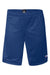 Champion S162 Mens Mesh Shorts w/ Pockets Athletic Royal Blue Flat Front