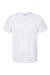 Sublivie 1910 Mens Sublimation Short Sleeve Crewneck T-Shirt White Flat Front