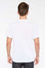 Sublivie 1910 Mens Sublimation Short Sleeve Crewneck T-Shirt White Model Back