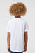 Sublivie 1210 Youth Sublimation Moisture Wicking Short Sleeve Crewneck T-Shirt White Model Back