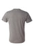 Bella + Canvas BC3415/3415C/3415 Mens Short Sleeve V-Neck T-Shirt Grey Flat Back