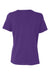 Bella + Canvas BC6400/6400 Womens Relaxed Jersey Short Sleeve Crewneck T-Shirt Team Purple Flat Back