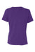 Bella + Canvas BC6400/B6400/6400 Womens Relaxed Jersey Short Sleeve Crewneck T-Shirt Team Purple Flat Back