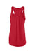 Bella + Canvas BC8800/8800 Womens Flowy Tank Top Red Flat Back