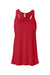 Bella + Canvas BC8800/8800 Womens Flowy Tank Top Red Flat Front