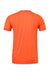Bella + Canvas BC3001/3001 Mens Jersey Short Sleeve Crewneck T-Shirt Orange Flat Back