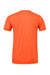 Bella + Canvas BC3001/3001C Mens Jersey Short Sleeve Crewneck T-Shirt Orange Flat Back