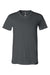 Bella + Canvas BC3005/3005 Mens Jersey Short Sleeve V-Neck T-Shirt Asphalt Grey Flat Front