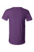 Bella + Canvas BC3005/3005 Mens Jersey Short Sleeve V-Neck T-Shirt Team Purple Flat Back