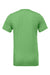 Bella + Canvas BC3413/3413C/3413 Mens Short Sleeve Crewneck T-Shirt Green Flat Back
