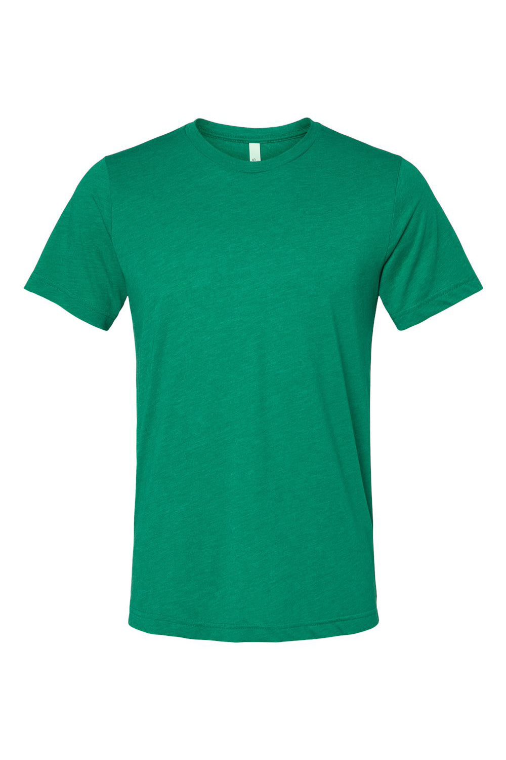 Bella + Canvas BC3413/3413C/3413 Mens Short Sleeve Crewneck T-Shirt Kelly Green Flat Front