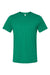 Bella + Canvas BC3413/3413C/3413 Mens Short Sleeve Crewneck T-Shirt Kelly Green Flat Front