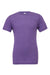 Bella + Canvas BC3413/3413C/3413 Mens Short Sleeve Crewneck T-Shirt Purple Flat Front