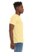 Bella + Canvas BC3413/3413C/3413 Mens Short Sleeve Crewneck T-Shirt Pale Yellow Model Side
