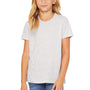 Bella + Canvas Youth Short Sleeve Crewneck T-Shirt - White Fleck