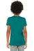 Bella + Canvas 3413Y Youth Short Sleeve Crewneck T-Shirt Teal Green Model Back