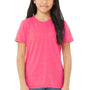 Bella + Canvas Youth Short Sleeve Crewneck T-Shirt - Charity Pink